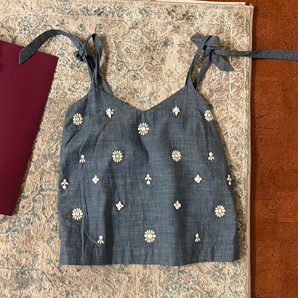 Jcrew Embellished Top